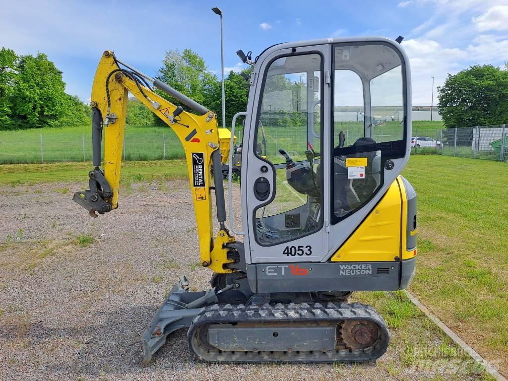 Wacker Neuson ET16 Paletli ekskavatörler