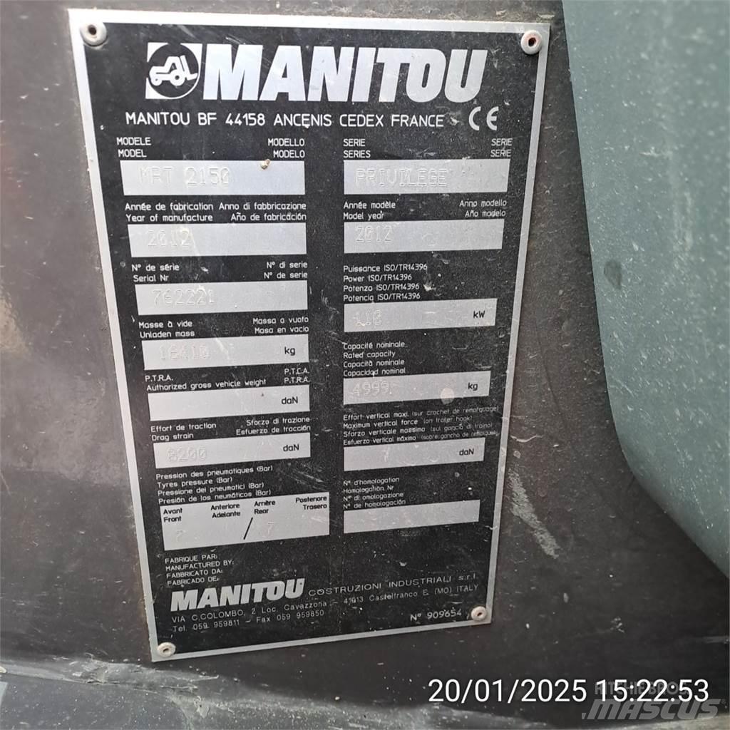Manitou 2150MRT Teleskopik yükleyiciler
