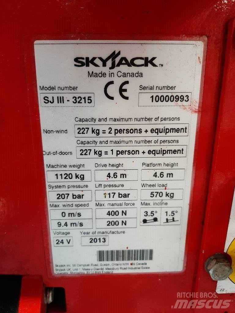 SkyJack SJIII 3215 Makasli platformlar