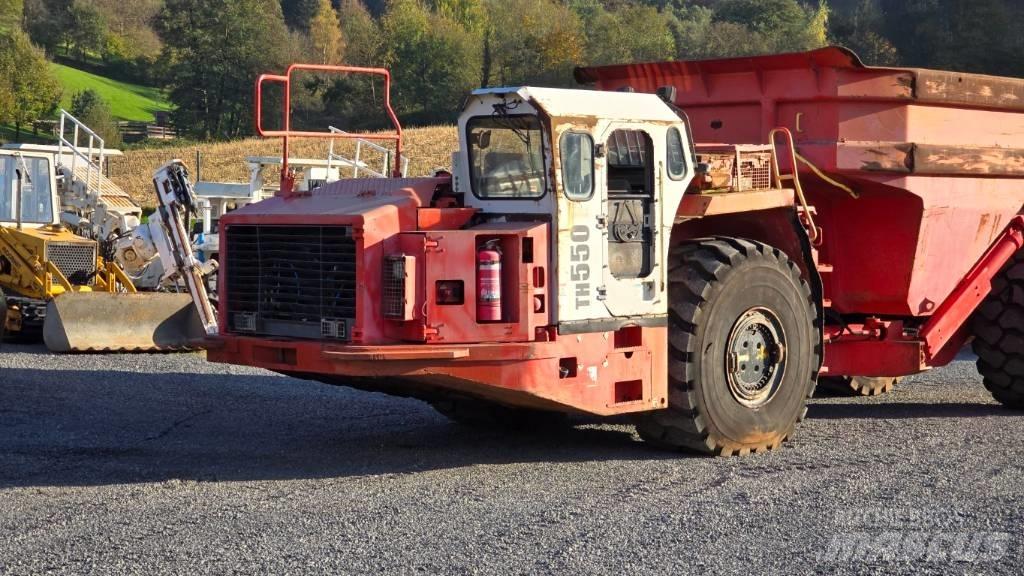 Sandvik TH550 Yer Altı Maden Kamyonları