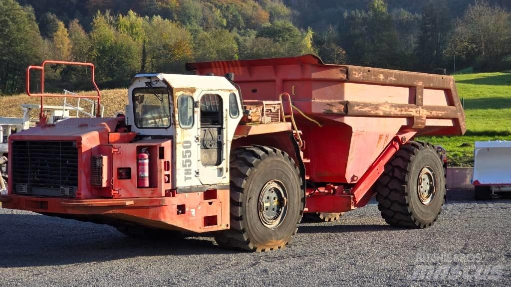 Sandvik TH550 Yer Altı Maden Kamyonları