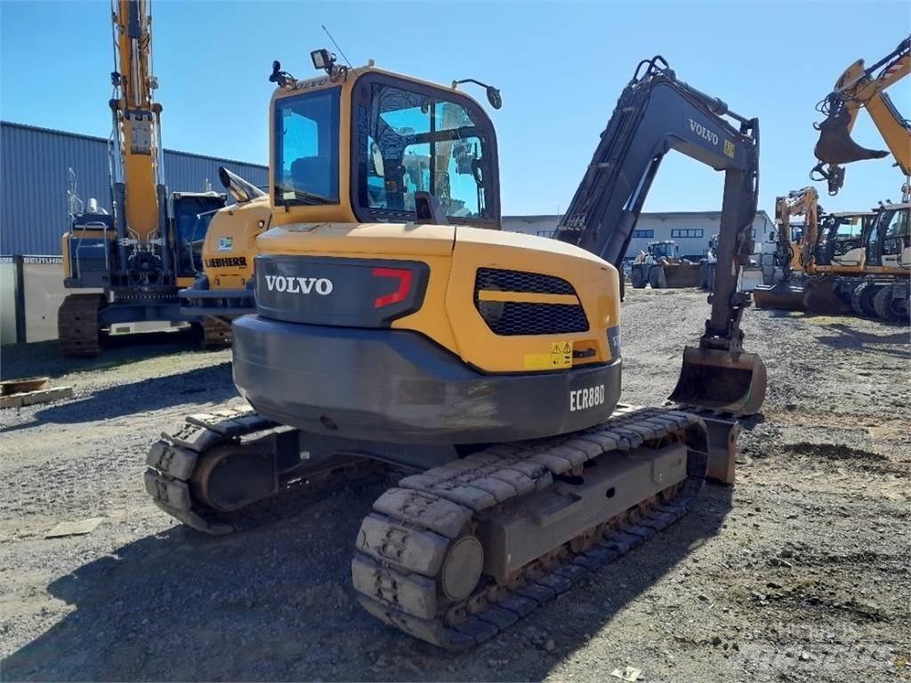 Volvo ECR88 Mini ekskavatörler, 7 tona dek