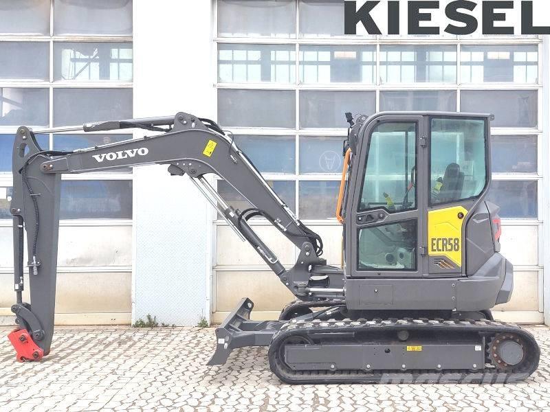Volvo ECR 58 F Mini ekskavatörler, 7 tona dek