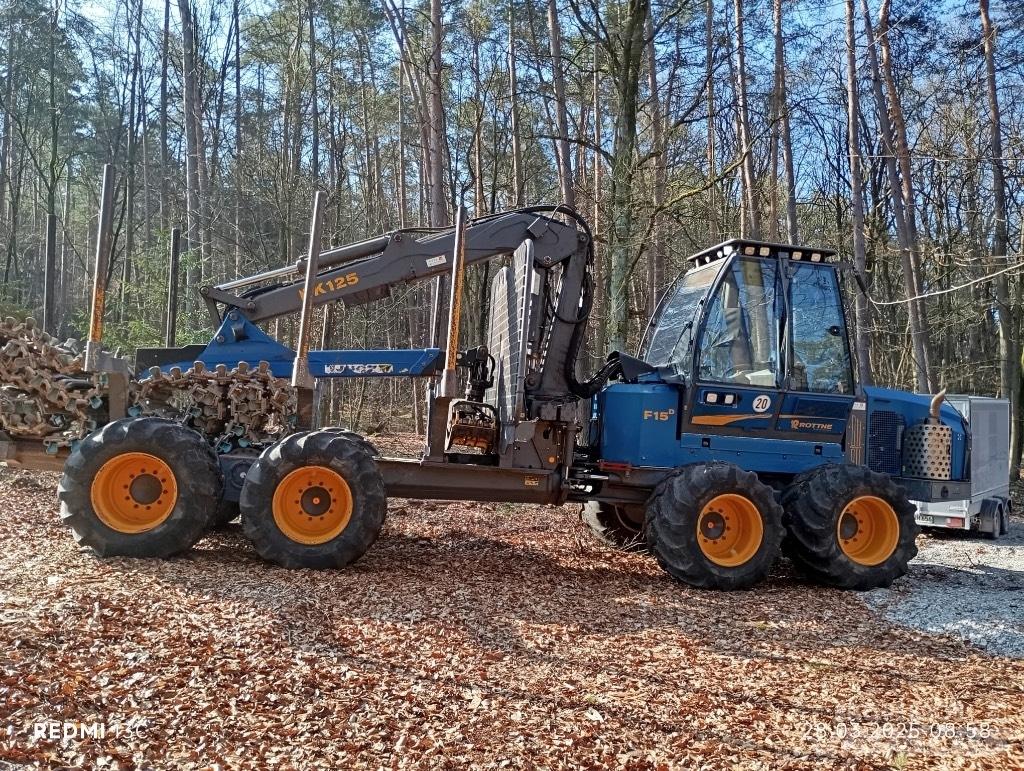 Rottne F15D Tomruk yükleyici traktörler