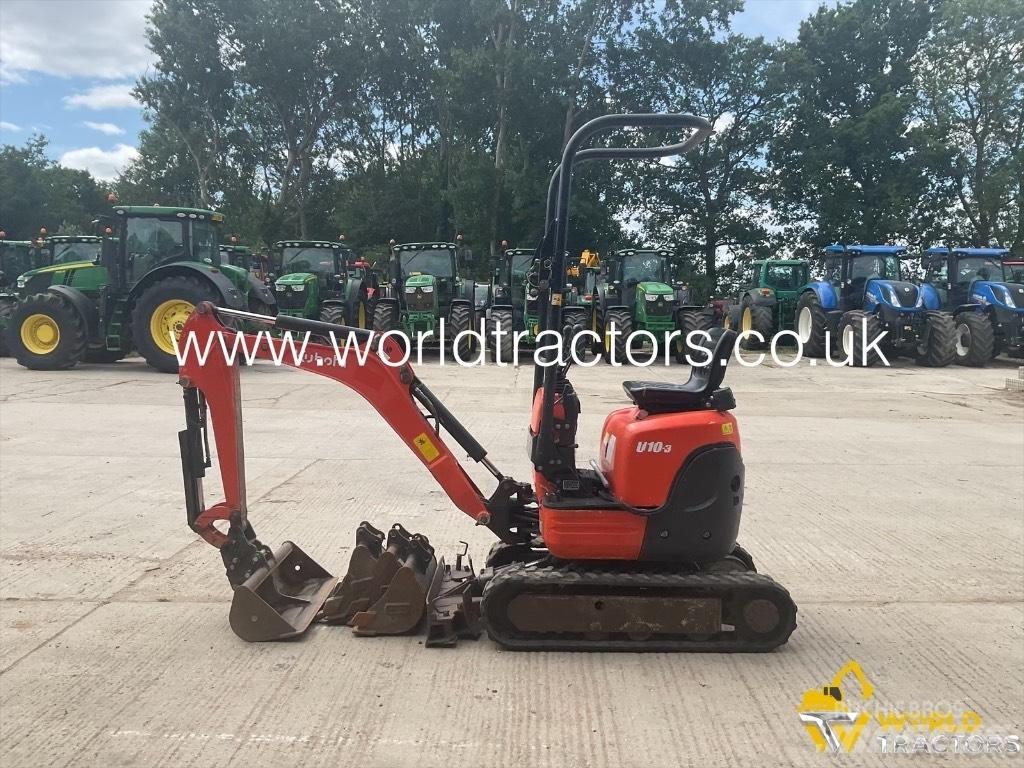 Kubota U 10-3 Mini ekskavatörler, 7 tona dek