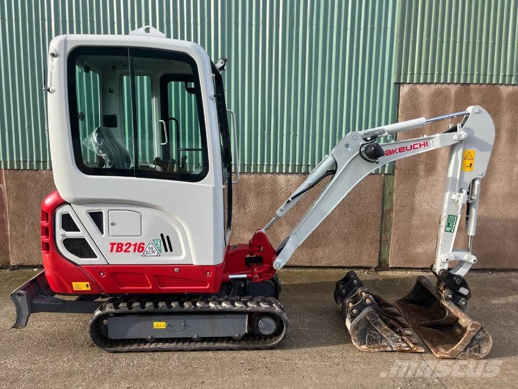 Takeuchi TB 216 A Mini ekskavatörler, 7 tona dek