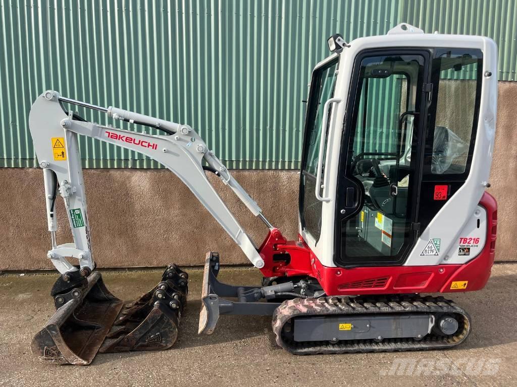 Takeuchi TB 216 A Mini ekskavatörler, 7 tona dek