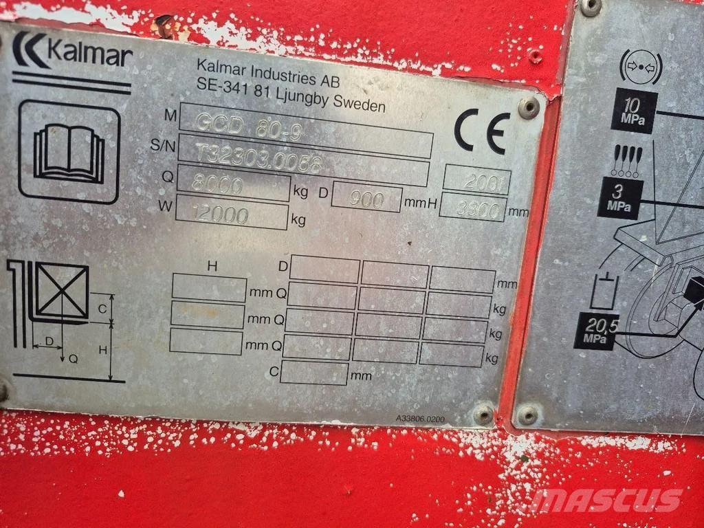 Kalmar Gcd 80-9 LPG'li forkliftler