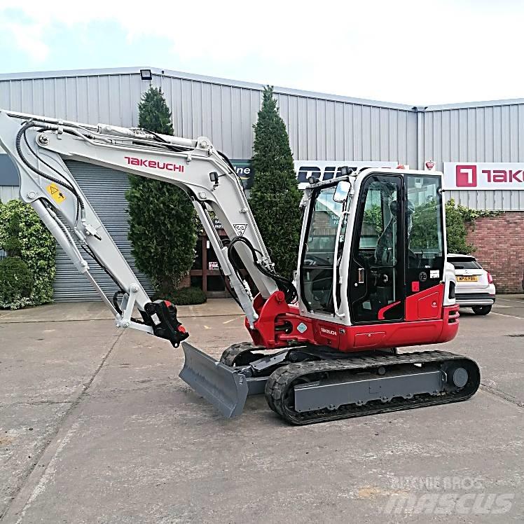 Takeuchi TB250-2 Mini ekskavatörler, 7 tona dek