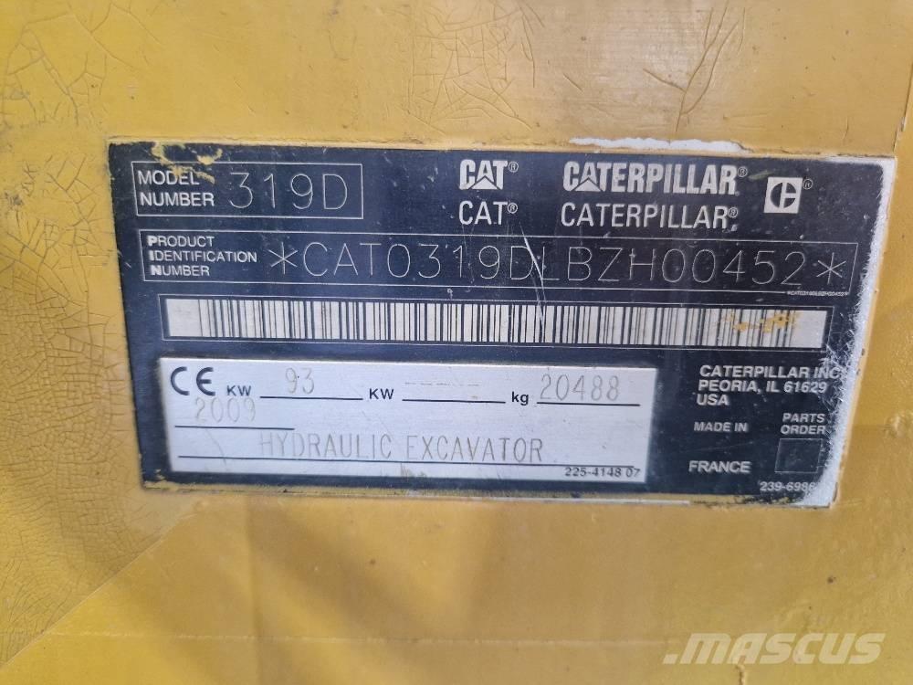 CAT 319D Paletli ekskavatörler