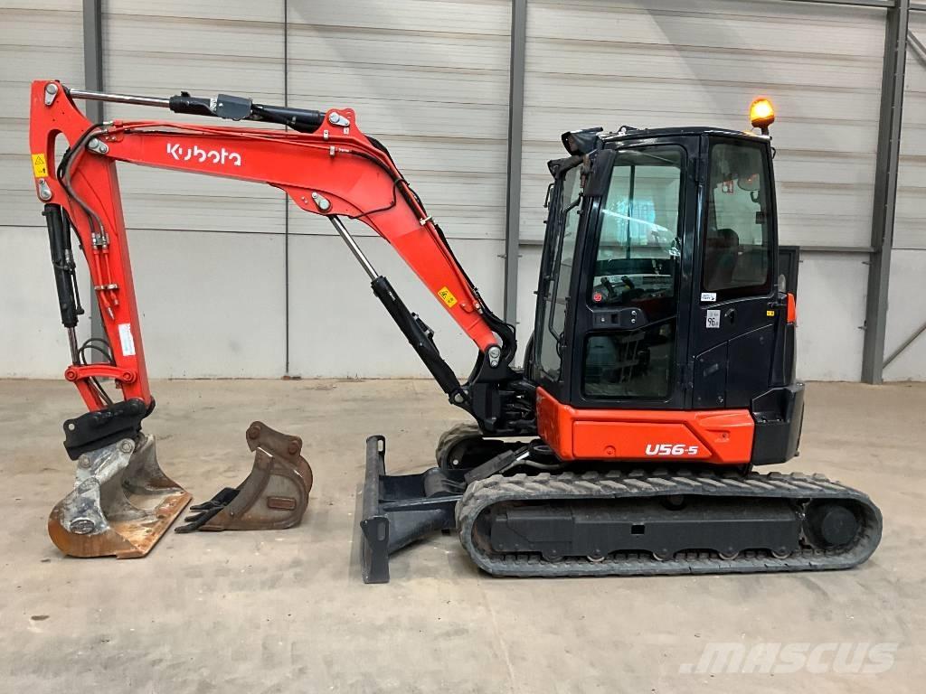 Kubota U 56-5 Mini ekskavatörler, 7 tona dek
