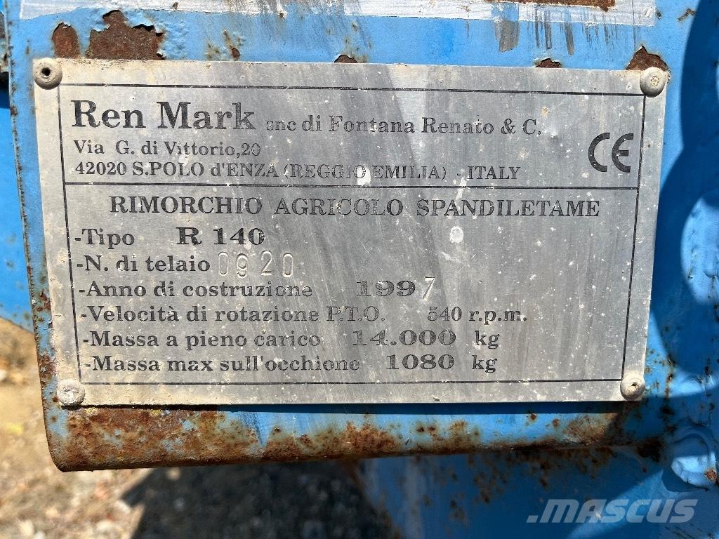  REN MARK R 140 Gübre dagitma tankerleri