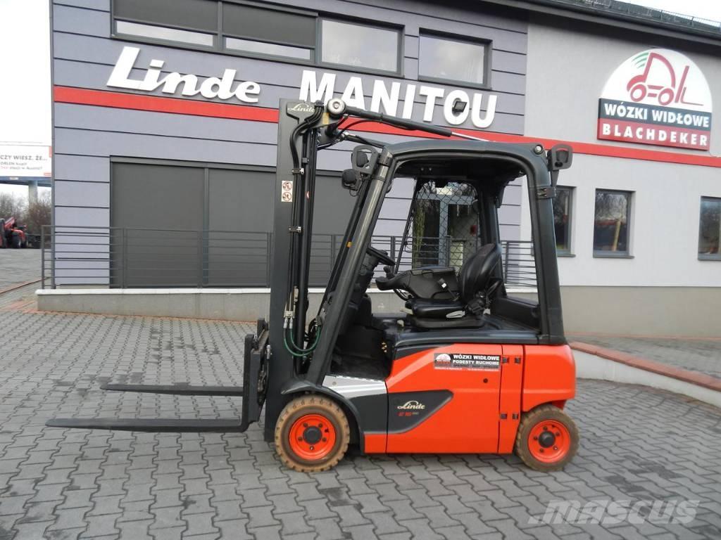 Linde E16P-02 Elektrikli forkliftler