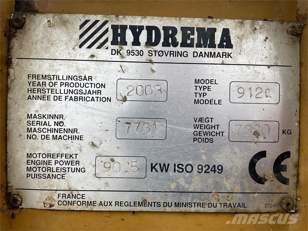 Hydrema 912C Belden kirma kamyonlar