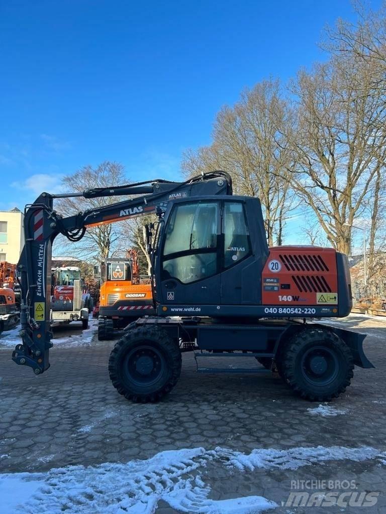 Atlas 140W-BLUE Lastik tekerli ekskavatörler