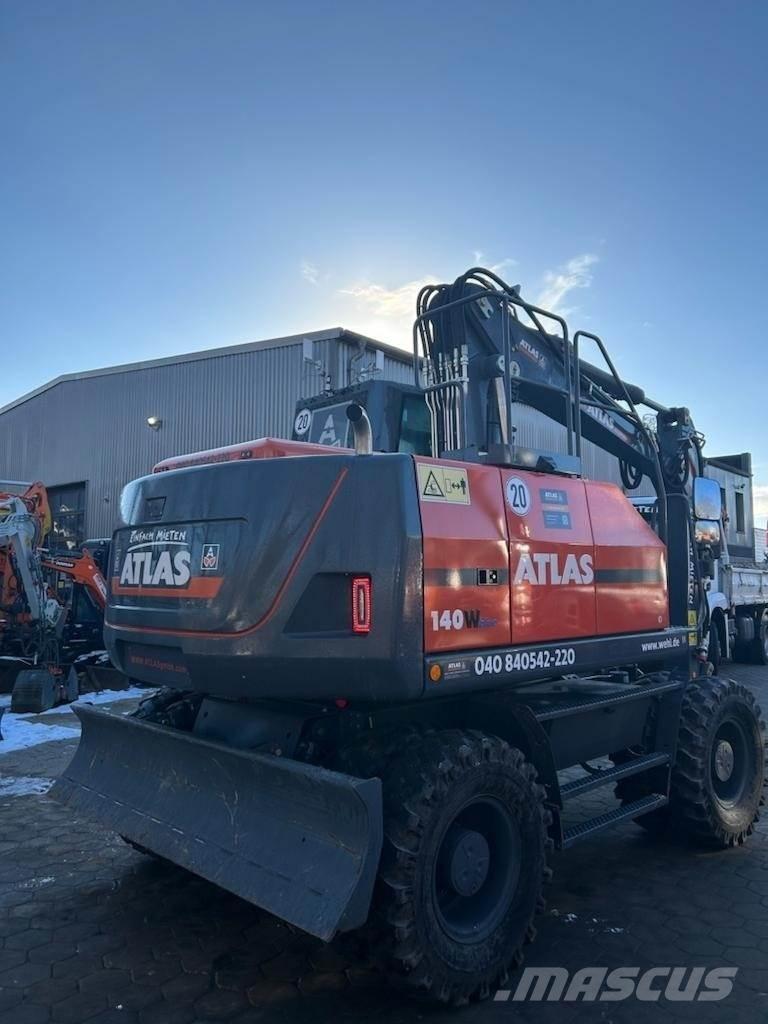 Atlas 140W-BLUE Lastik tekerli ekskavatörler