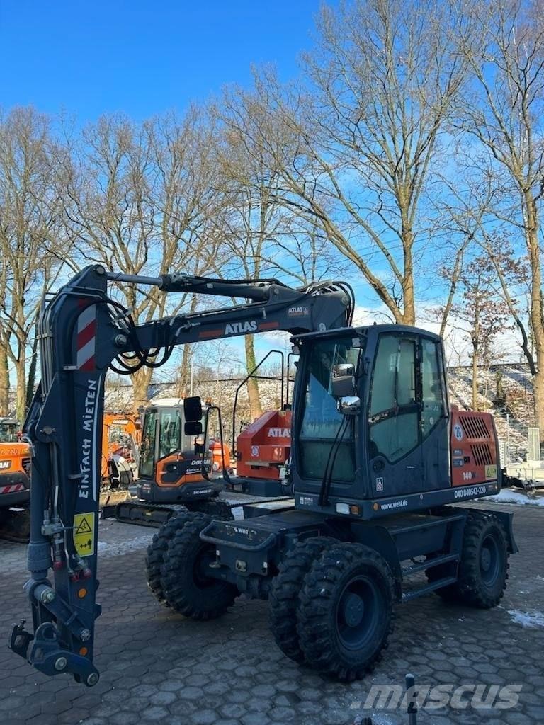 Atlas 140W-BLUE Lastik tekerli ekskavatörler