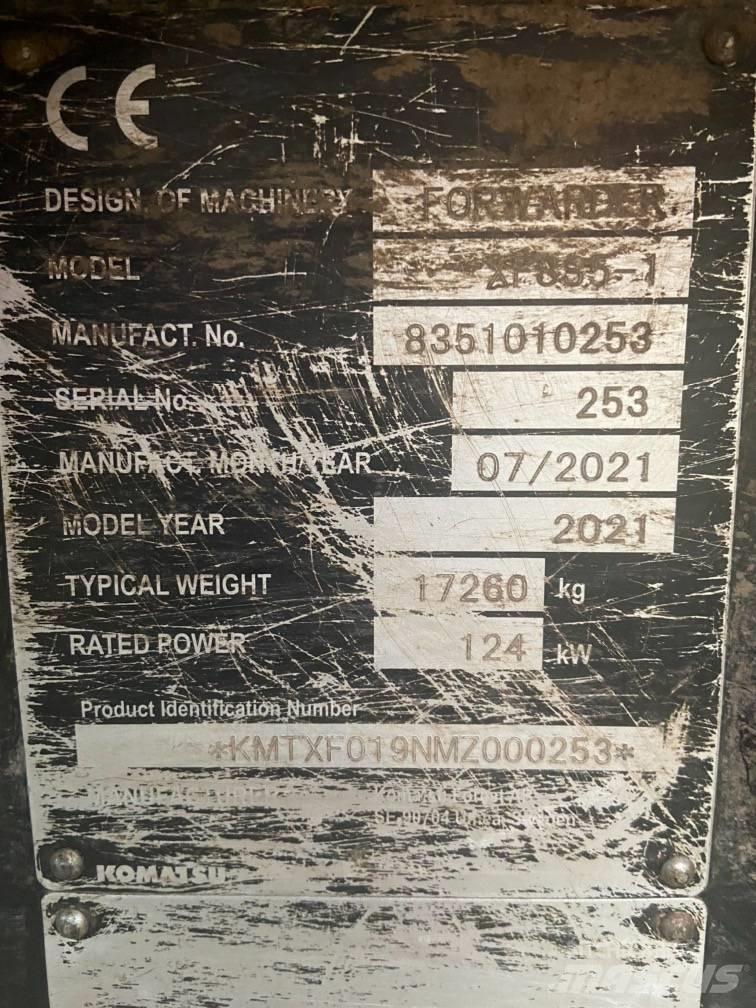 Komatsu 835tx Tomruk yükleyici traktörler