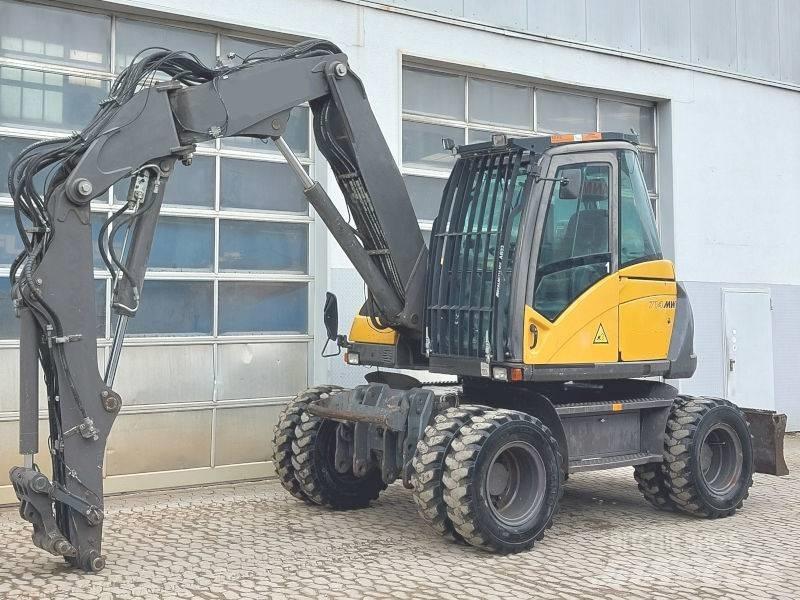 Mecalac 714 MW Lastik tekerli ekskavatörler