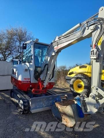 Takeuchi TB 230 Mini ekskavatörler, 7 tona dek