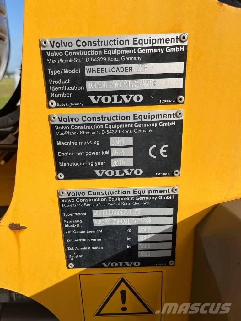 Volvo L 25 F Tekerlekli yükleyiciler