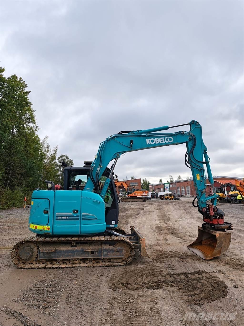 Kobelco SK75SR-3E Mini ekskavatörler, 7 tona dek