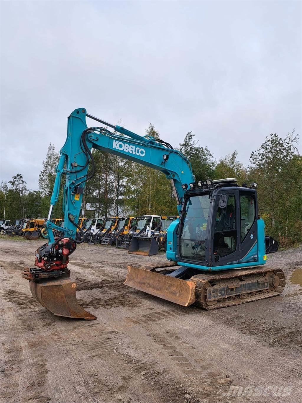 Kobelco SK75SR-3E Mini ekskavatörler, 7 tona dek
