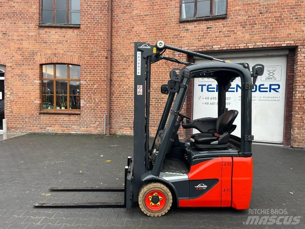 Linde E 12 Elektrikli forkliftler