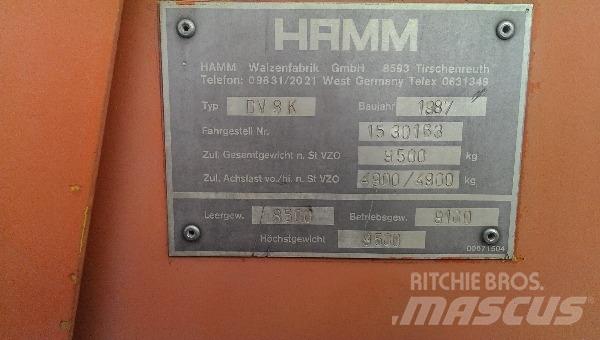 Hamm DV8K Çift tamburlu silindirler