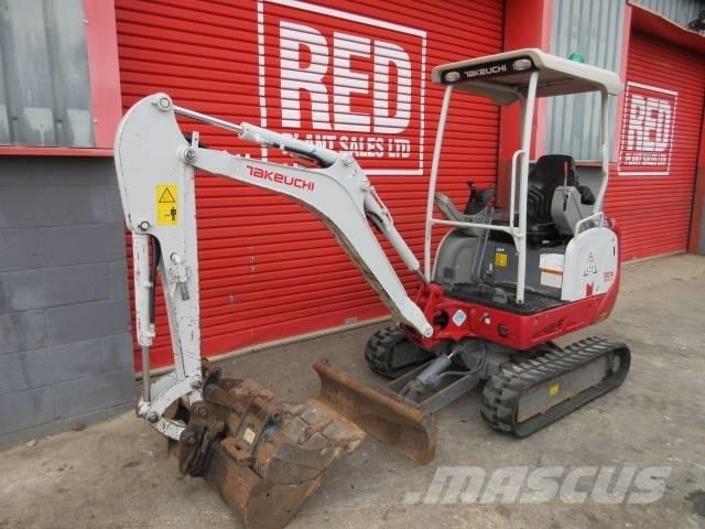 Takeuchi TB 216 Mini ekskavatörler, 7 tona dek