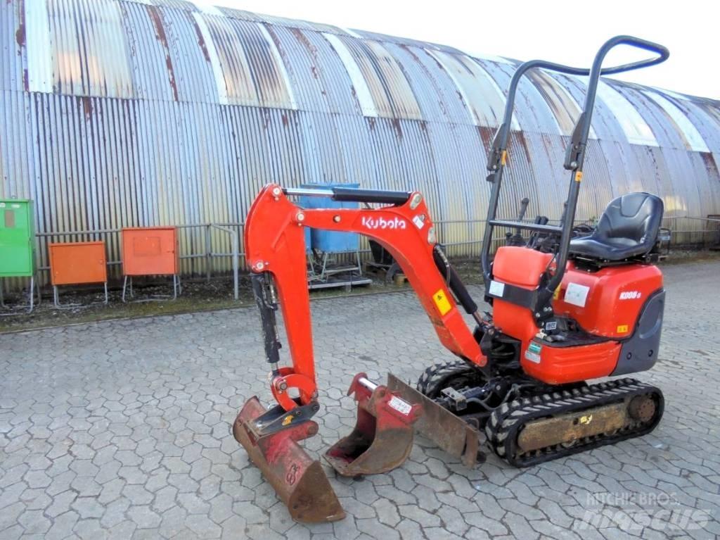 Kubota K 008-3 Mini ekskavatörler, 7 tona dek