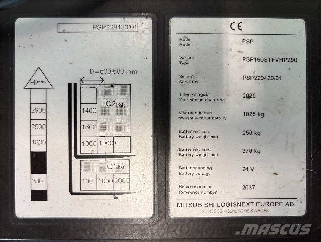 Atlet PSP160 Akülü depo ekipmanları