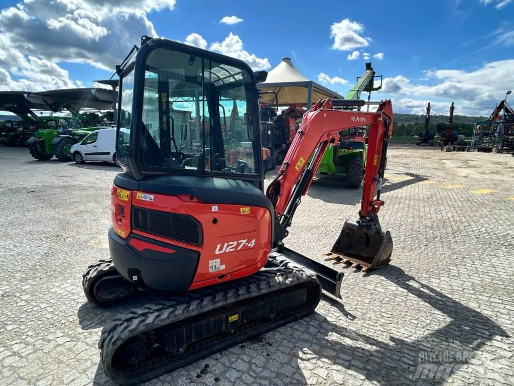 Kubota u27 hi Mini ekskavatörler, 7 tona dek