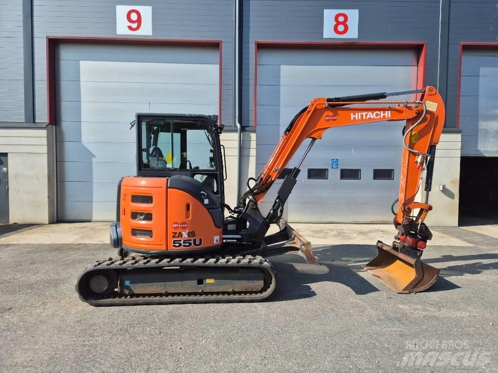 Hitachi ZX55U-5 Mini ekskavatörler, 7 tona dek