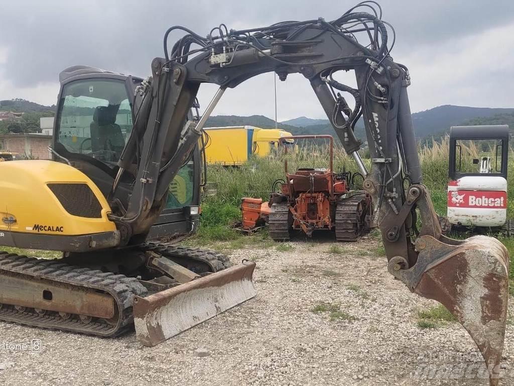 Mecalac 6MCR Mini ekskavatörler, 7 tona dek