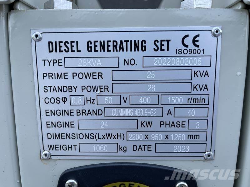 Cummins 28 kVA Dizel Jeneratörler