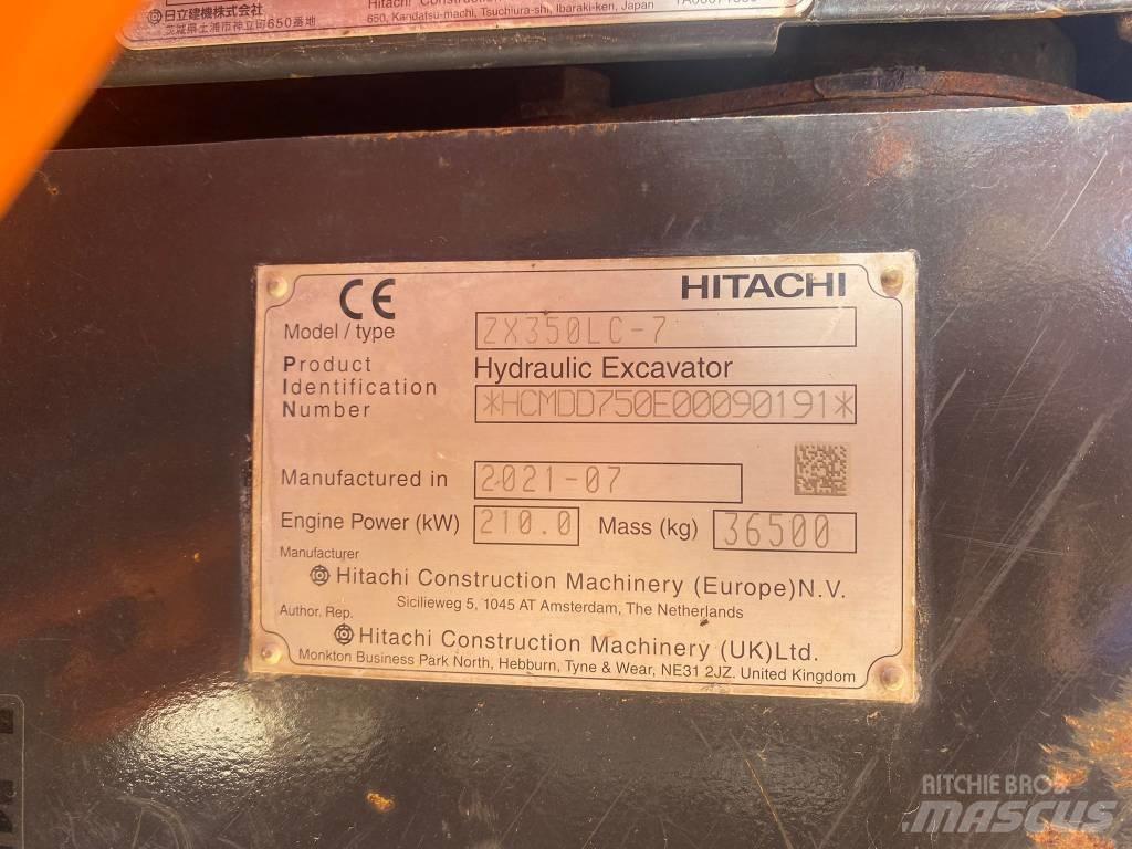 Hitachi ZX 350 LC-6 Paletli ekskavatörler