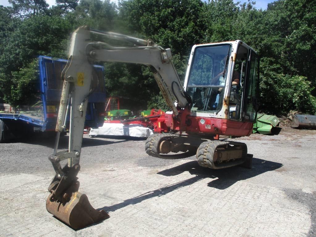 Takeuchi TB 228 Mini ekskavatörler, 7 tona dek