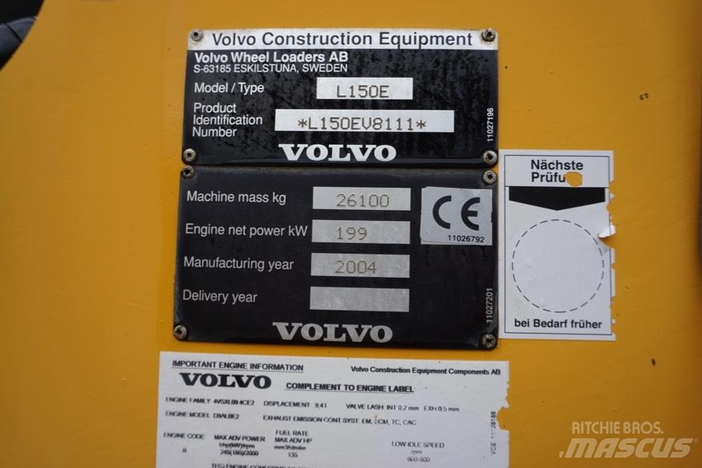 Volvo L 150 E Tekerlekli yükleyiciler