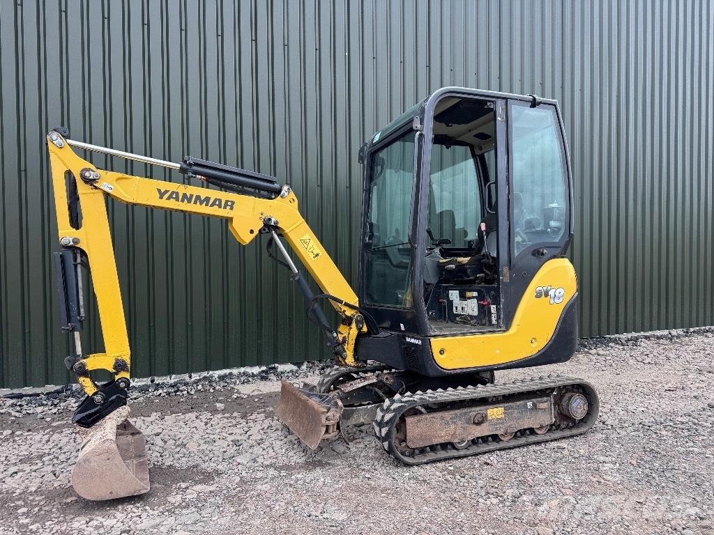 Yanmar SV 18 Mini ekskavatörler, 7 tona dek