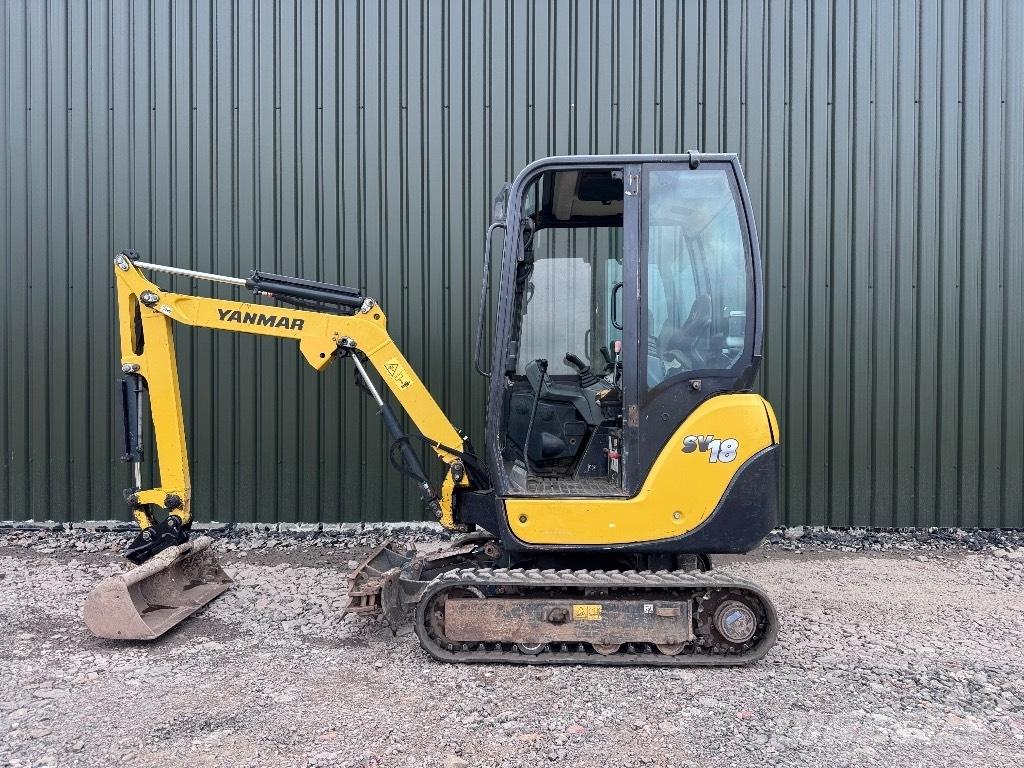 Yanmar SV 18 Mini ekskavatörler, 7 tona dek