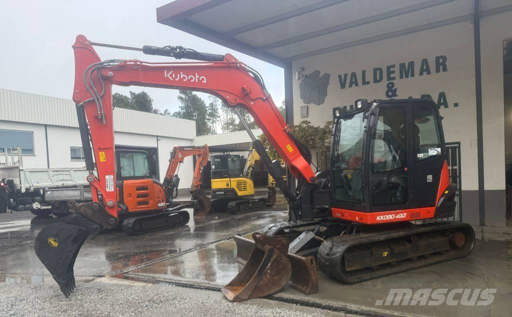 Kubota KX 080 Midi ekskavatörler 7 - 12 t