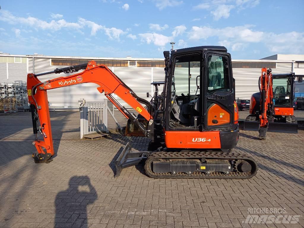 Kubota U36-4GL Mini ekskavatörler, 7 tona dek