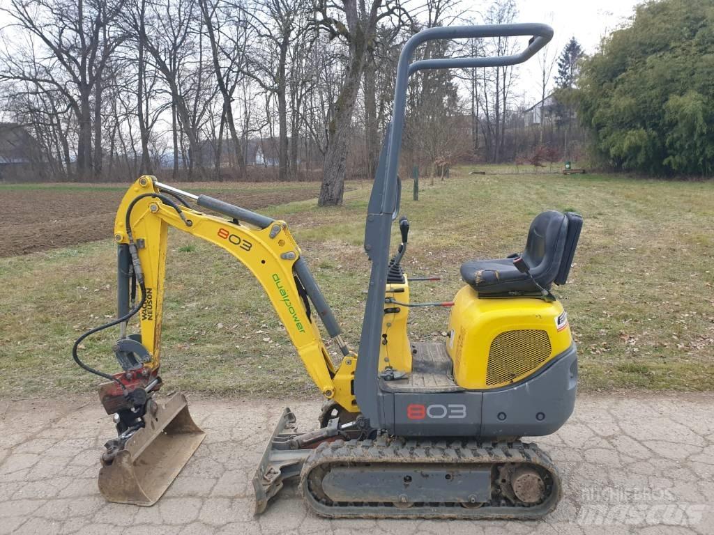 Wacker Neuson 803 Mini ekskavatörler, 7 tona dek