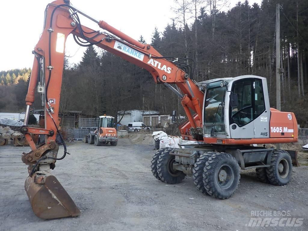 Atlas 1605 M Lastik tekerli ekskavatörler