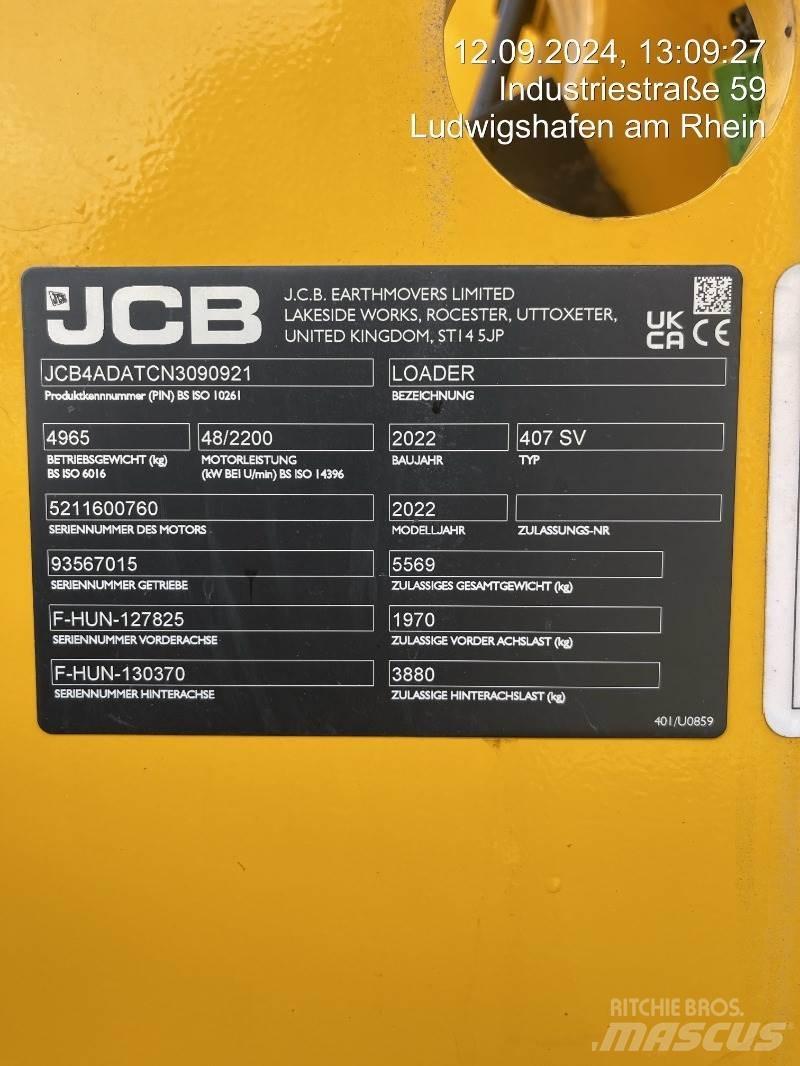 JCB 407 Tekerlekli yükleyiciler