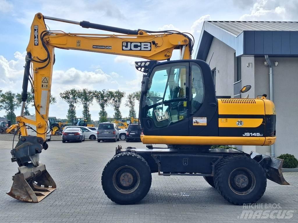 JCB JS 145 W Lastik tekerli ekskavatörler