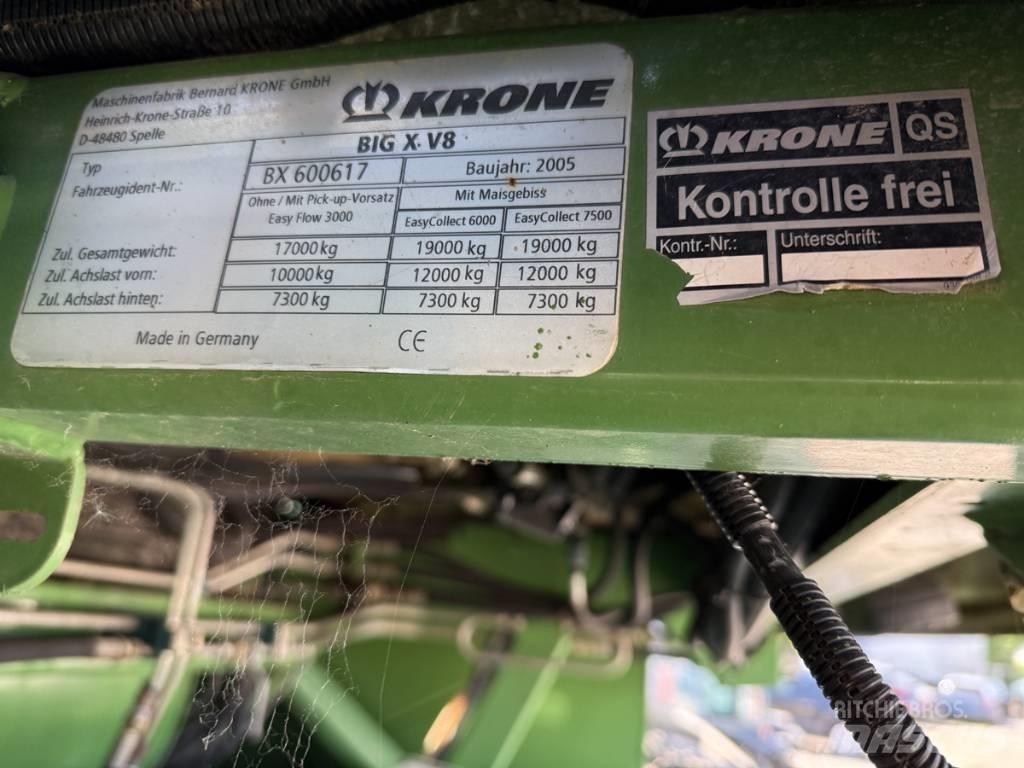 Krone Big X V8 Kendi yürür silaj makinalari