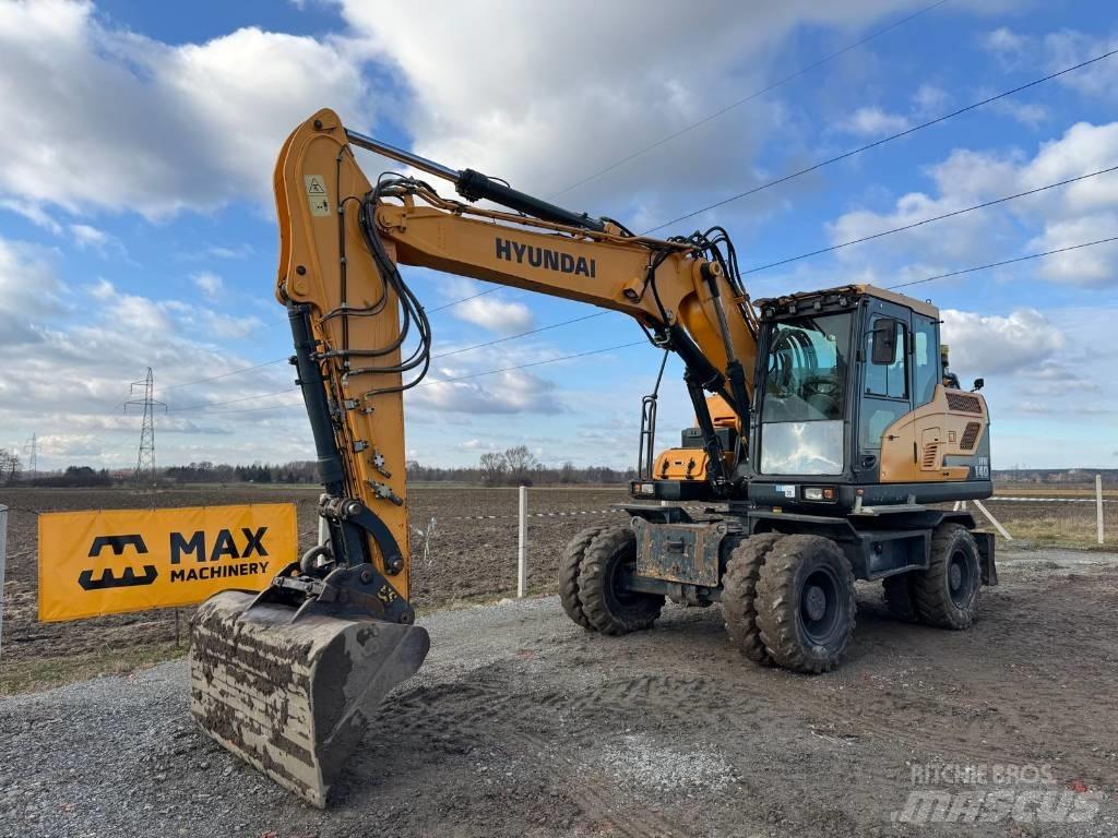 Hyundai HW140 Lastik tekerli ekskavatörler