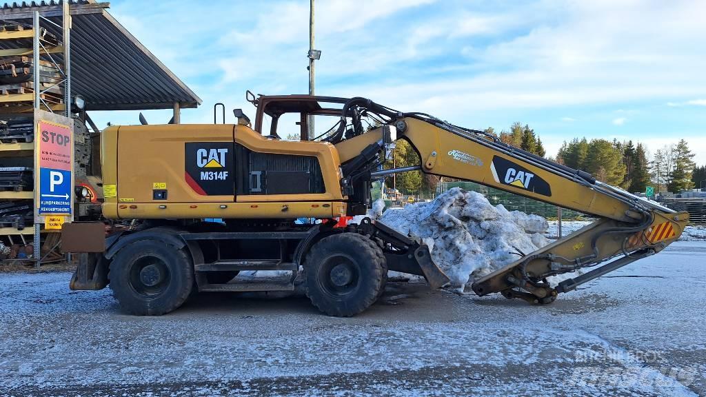 CAT M314F Lastik tekerli ekskavatörler